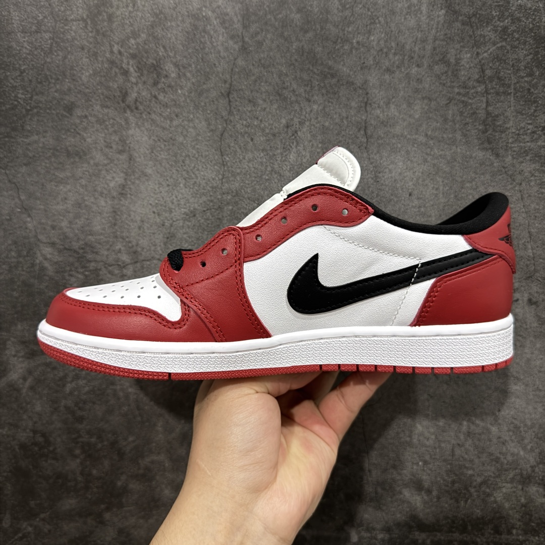 图片[2]-【KZ纯原】Air Jordan 1 Low OG AJ1 乔丹1代 aj1 乔1 低邦 男女同款 乔丹篮球鞋系列 白红芝加哥 原厂原材料软头层皮料 国内一线头部知名大厂出品 高端外贸零售专供品质 版型细节完美 原鞋原楦头纸板开发 原厂防尘纸 极致一眼正品既视感 货号：705329-600 尺码：36-47.5-选品中心