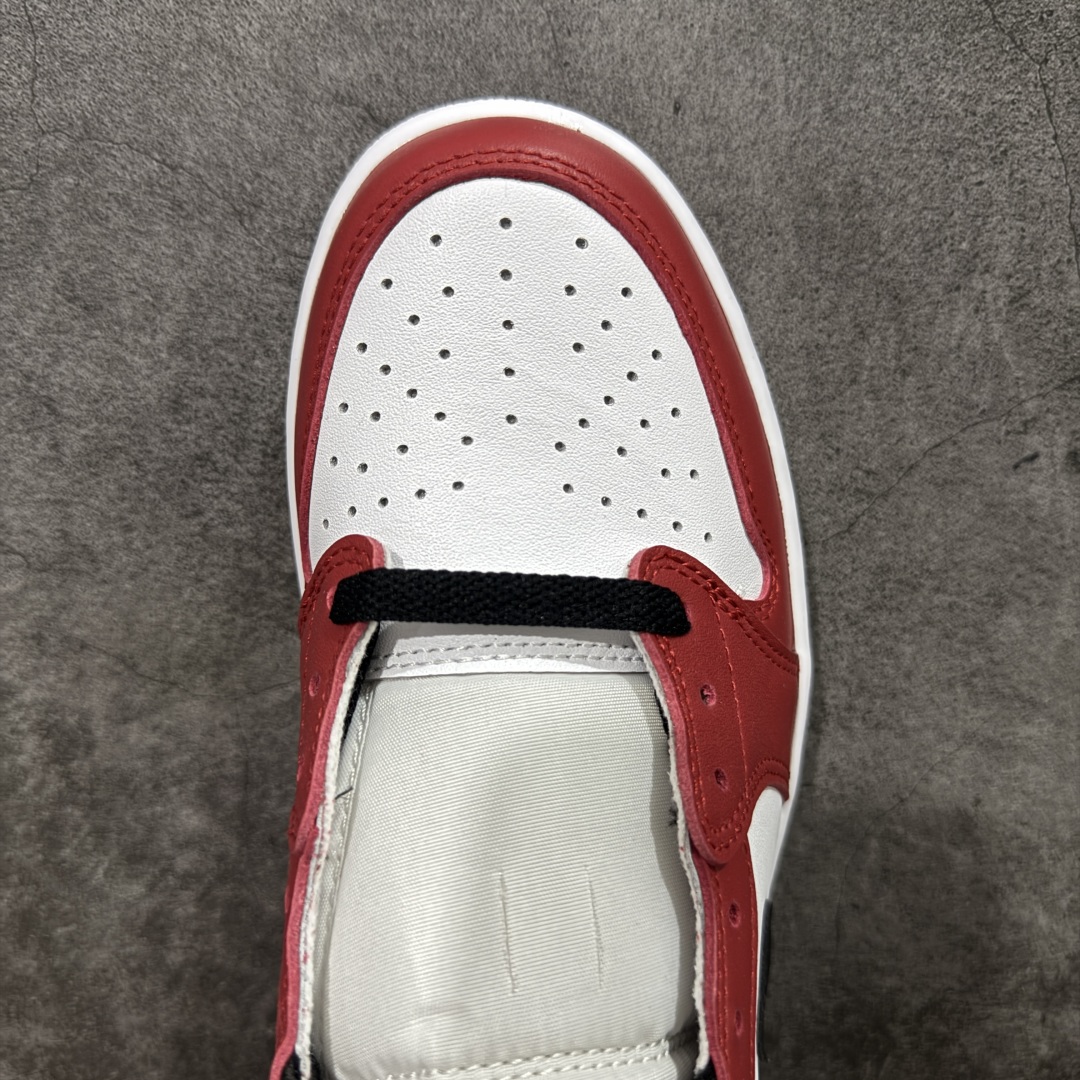 图片[5]-【KZ纯原】Air Jordan 1 Low OG AJ1 乔丹1代 aj1 乔1 低邦 男女同款 乔丹篮球鞋系列 白红芝加哥 原厂原材料软头层皮料 国内一线头部知名大厂出品 高端外贸零售专供品质 版型细节完美 原鞋原楦头纸板开发 原厂防尘纸 极致一眼正品既视感 货号：705329-600 尺码：36-47.5-选品中心