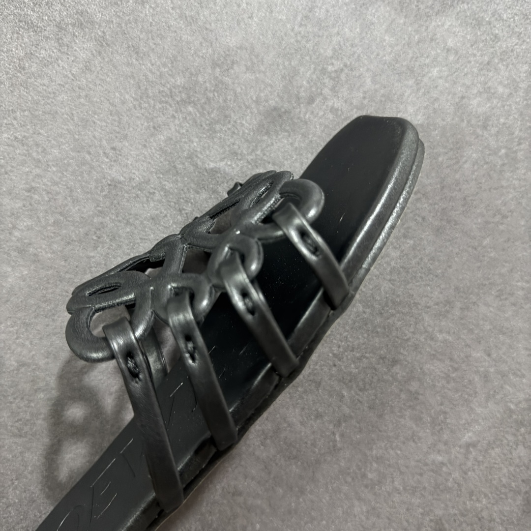 图片[5]-【广东纯原版】Loewe 罗意威〰️25ss Anagram夏日限定新款镂空平底拖鞋 设计感十足 原版定制真皮大底！手工编织工艺 自带松弛感的高级气质，适合搭配极简风、度假风或都市通勤装束 尺码：35-40-选品中心