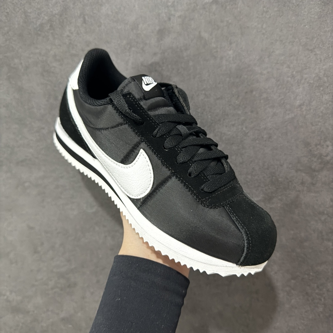 图片[3]-【Top纯原】NK Classic Cortez Leather TXT阿甘复古初代慢跑鞋 HF0263-001 实体平台指令订单 全套原纸板楦头开发 原厂数据大底磨具 一比一鞋头弧度高度鞋身弧度 细节品控鞋型随意对比 正确烫金高频细节 公司级标准检验QC 区分市面一切版本 完美复刻阿甘复古鞋型 尺码：36 36.5 37.5 38 38.5 39 40 40.5 41 42 42.5 43 44 45-选品中心