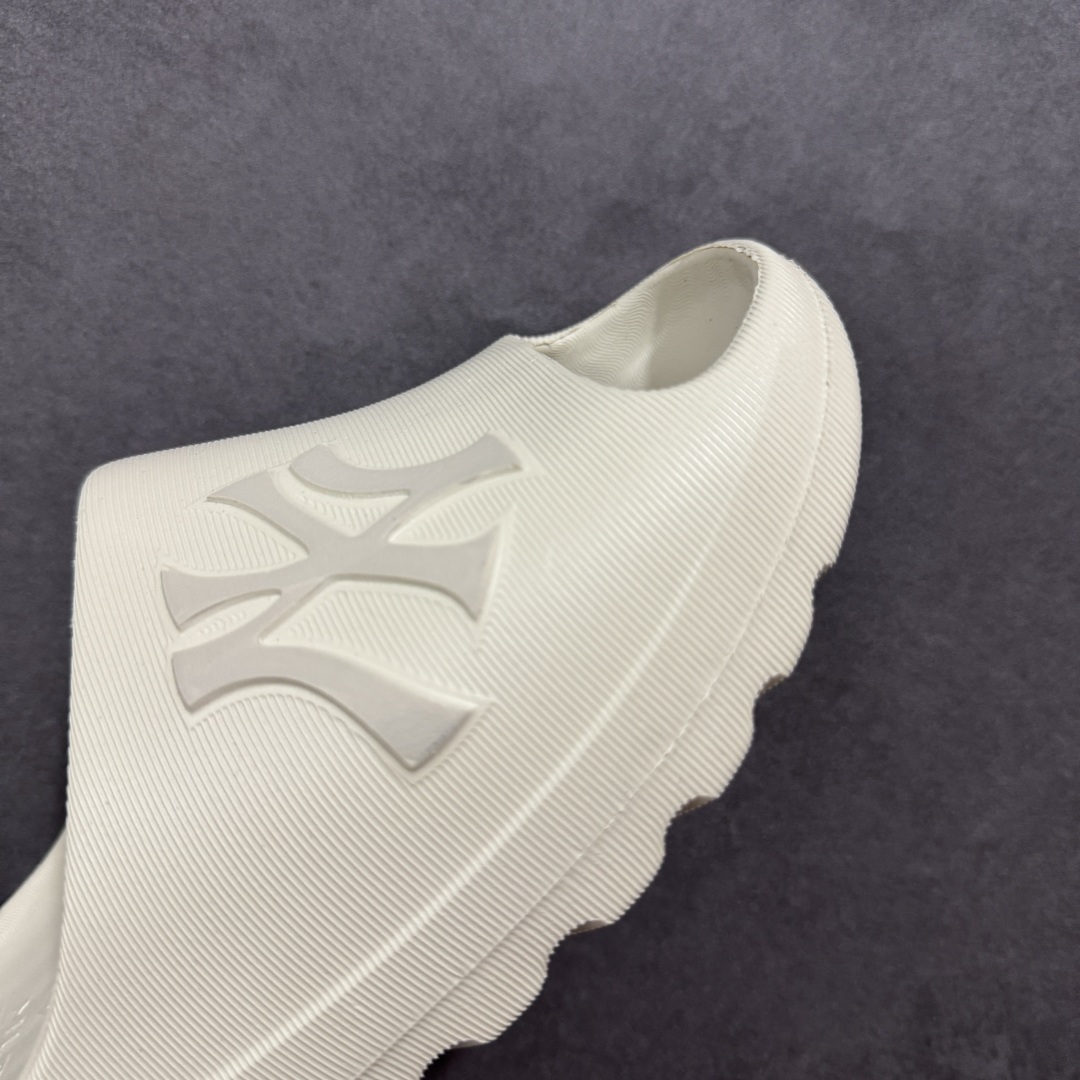 图片[5]-【公司级】新款MLB情侣拖鞋男女NY厚底增高一字拖凉鞋运动沙滩鞋白色 尺码： 35-45-选品中心