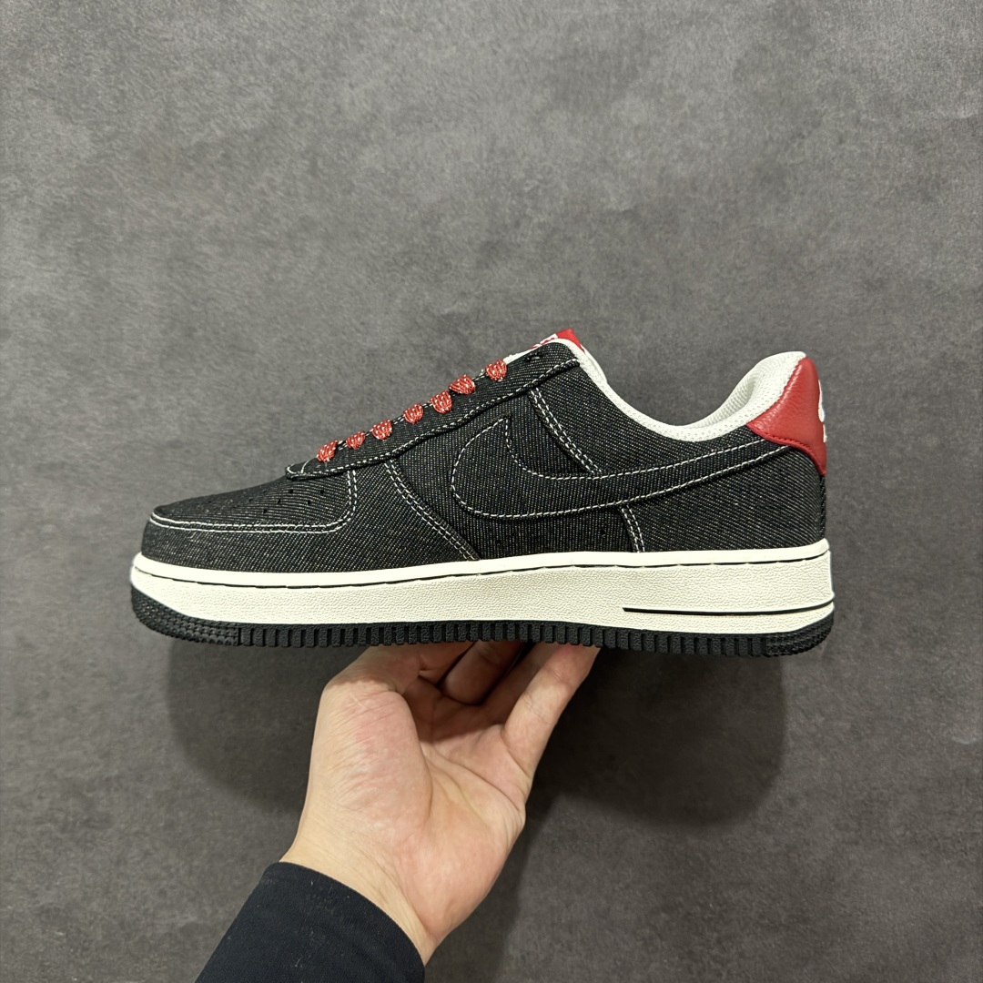 
【定制版】Nike Air Force 1'07 Low 斯图西联名 深灰织布 空军一号低帮休闲板鞋