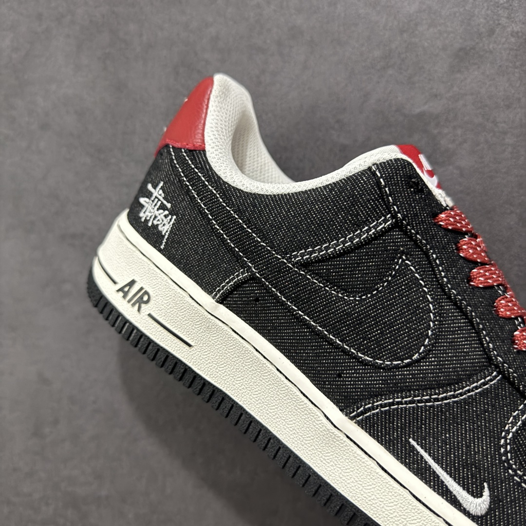  
【定制版】Nike Air Force 1'07 Low 斯图西联名 深灰织布 空军一号低帮休闲板鞋