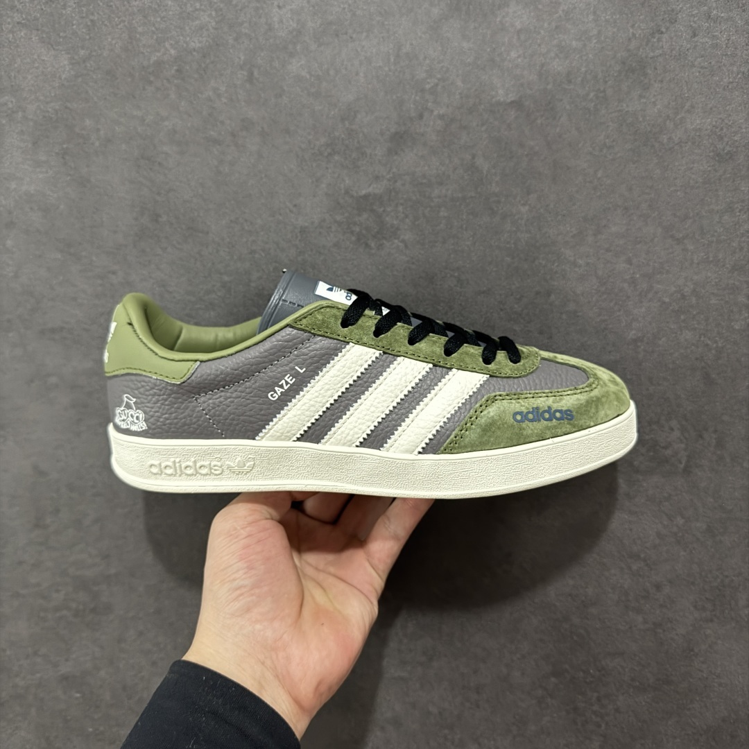 【定制版】海外爆款限量发!高端定制 AD Gazelle Indoor Trainers 古驰联名-