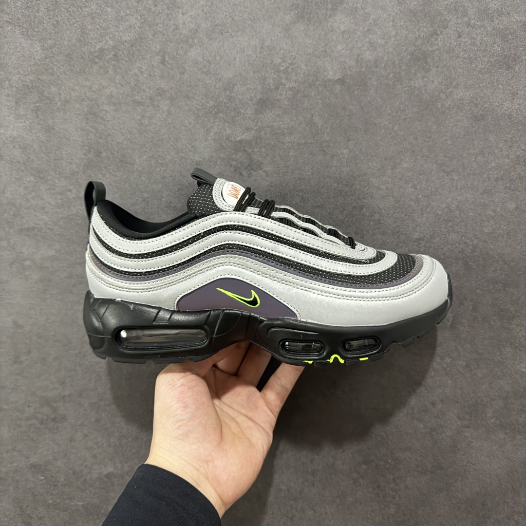 【CK纯原版】Division Street x Nike Air Max 95/97 复刻灰黑 复古休闲跑步鞋 真标原盒 原底原面 正确版型 原版开发 精准细节 市面最高版本 货号:IM2174 001 尺码:39 40 40.5 41 42 42.5 43 44 44.5 45-选品中心