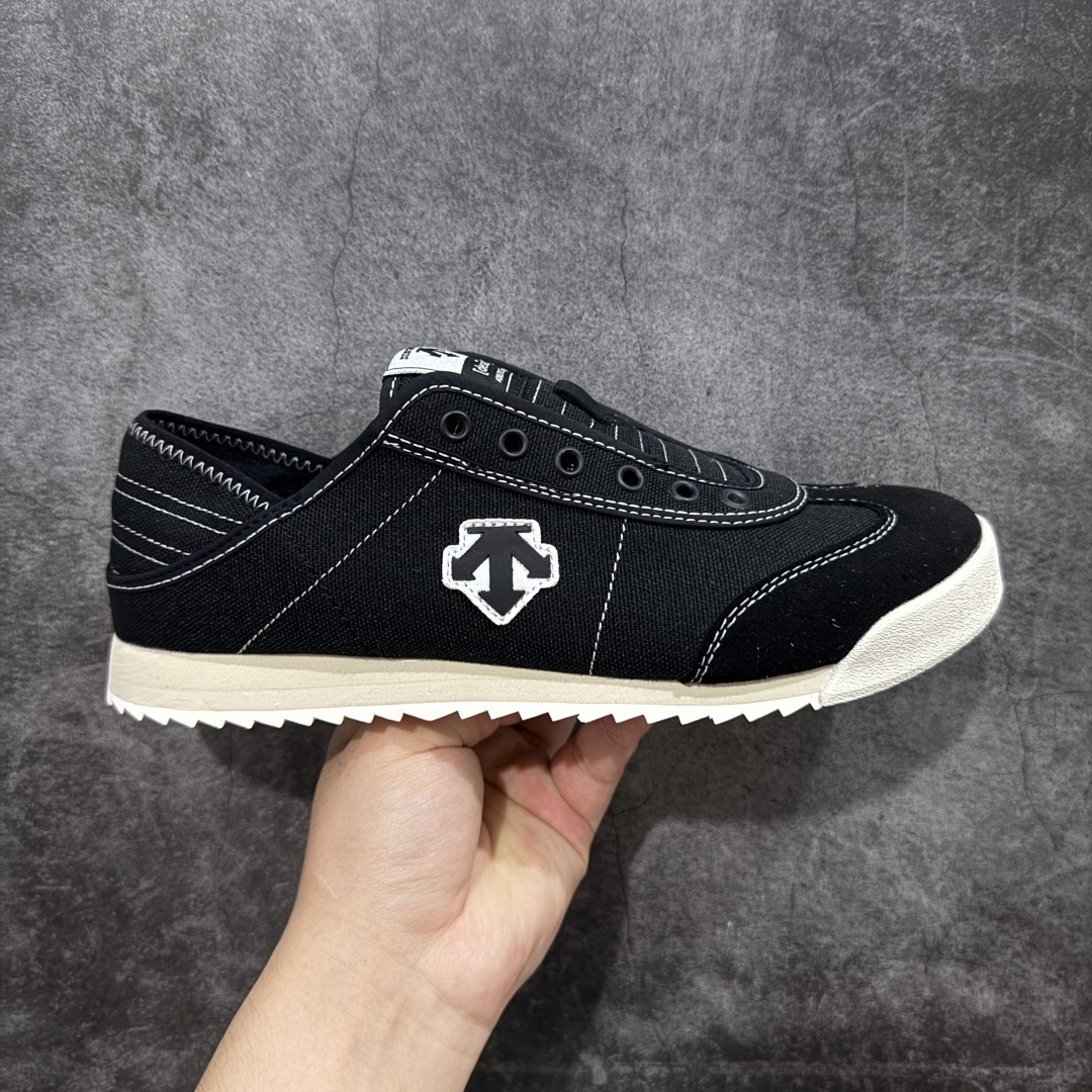  
迪桑特/Descente Chron Tempo Slip-On 时间节奏运动系列复古经典百搭一脚蹬
