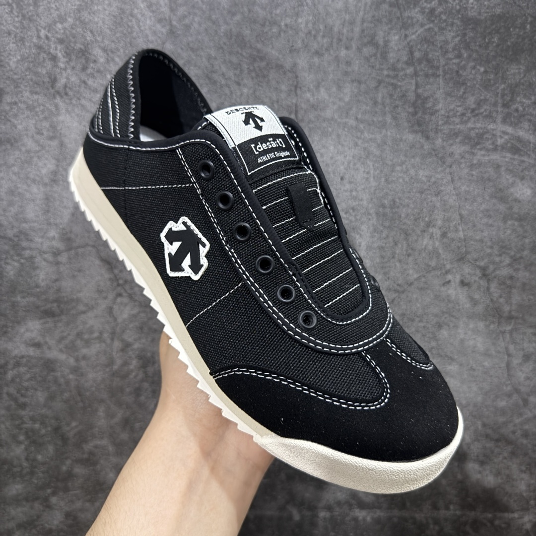  
迪桑特/Descente Chron Tempo Slip-On 时间节奏运动系列复古经典百搭一脚蹬