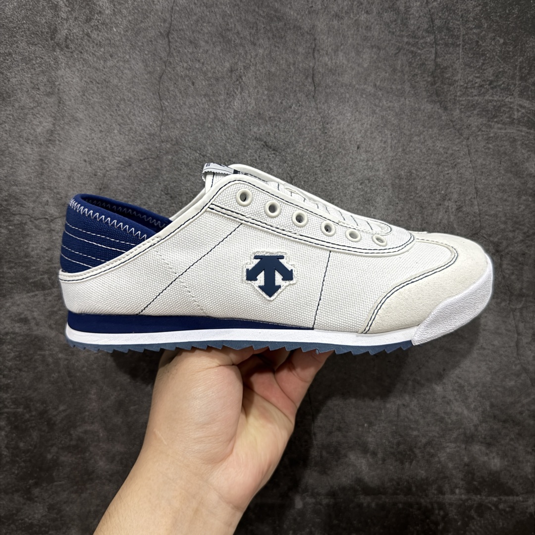  
迪桑特/Descente Chron Tempo Slip-On 时间节奏运动系列复古经典百搭一脚蹬