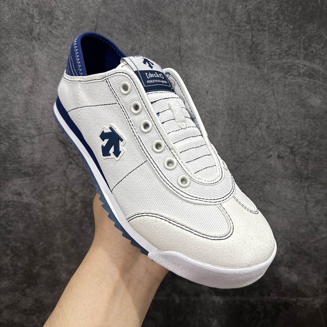  
迪桑特/Descente Chron Tempo Slip-On 时间节奏运动系列复古经典百搭一脚蹬
