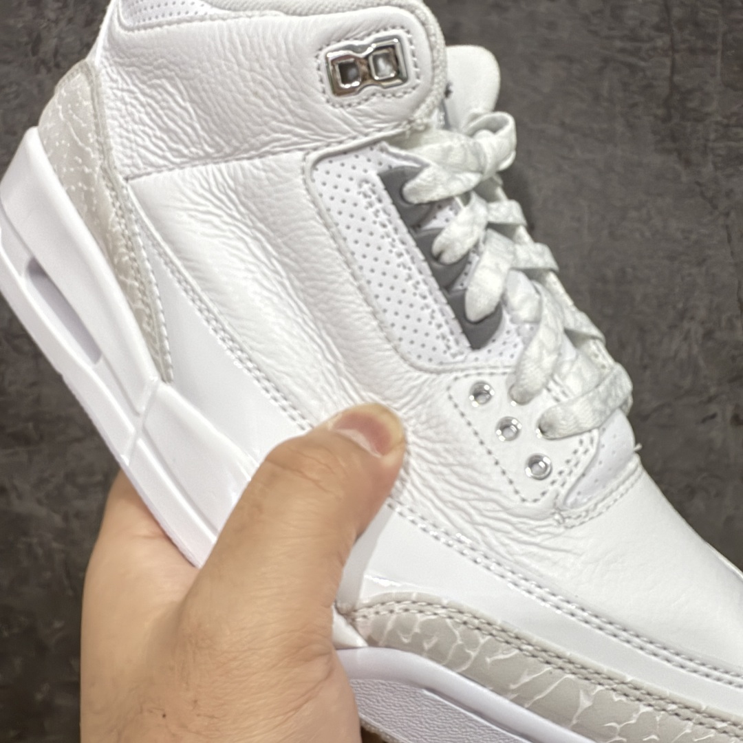  
【外贸纯原】Air Jordan 3 Retro Pure Money AJ3 乔丹3代复刻白猫 
