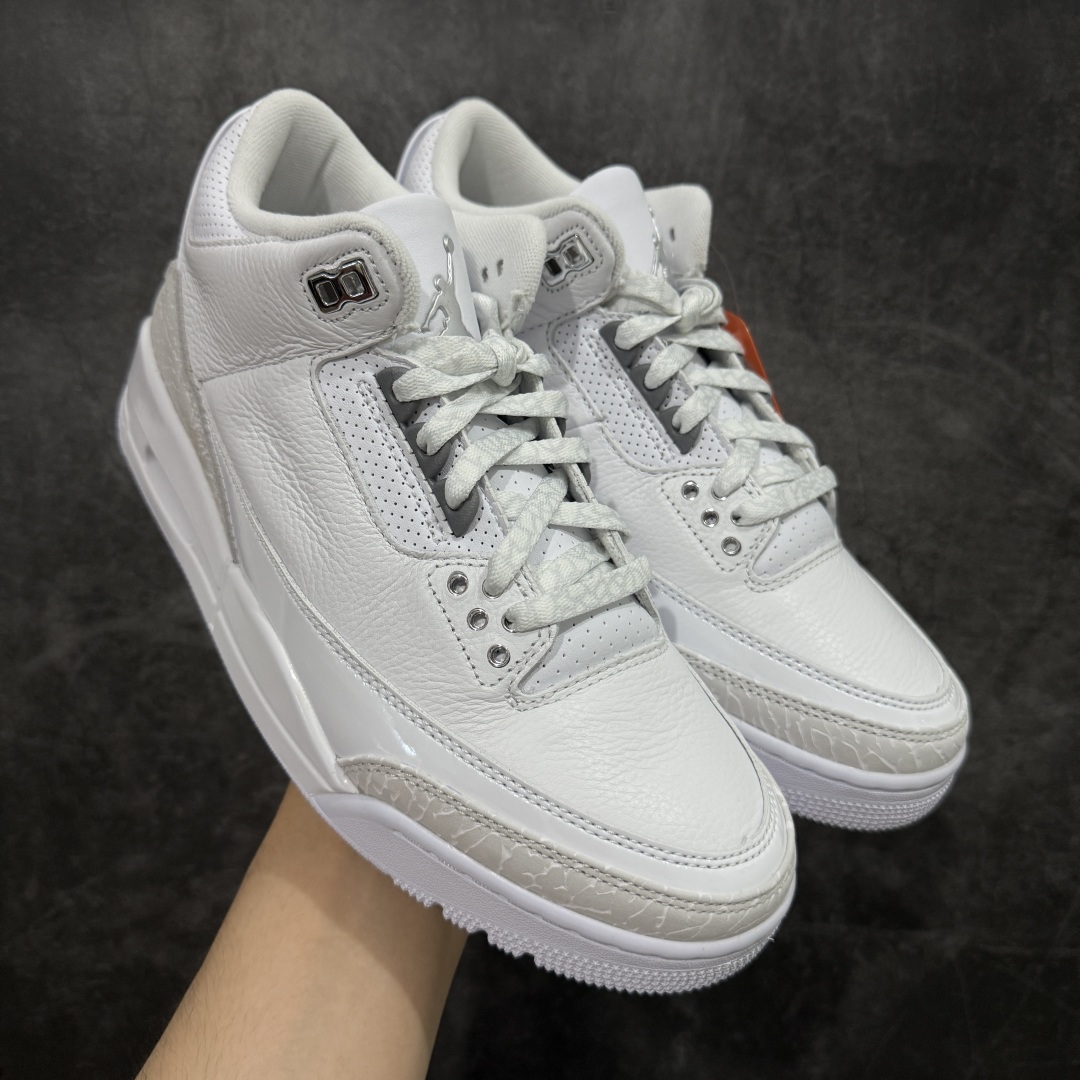  
【外贸纯原】Air Jordan 3 Retro Pure Money AJ3 乔丹3代复刻白猫 
