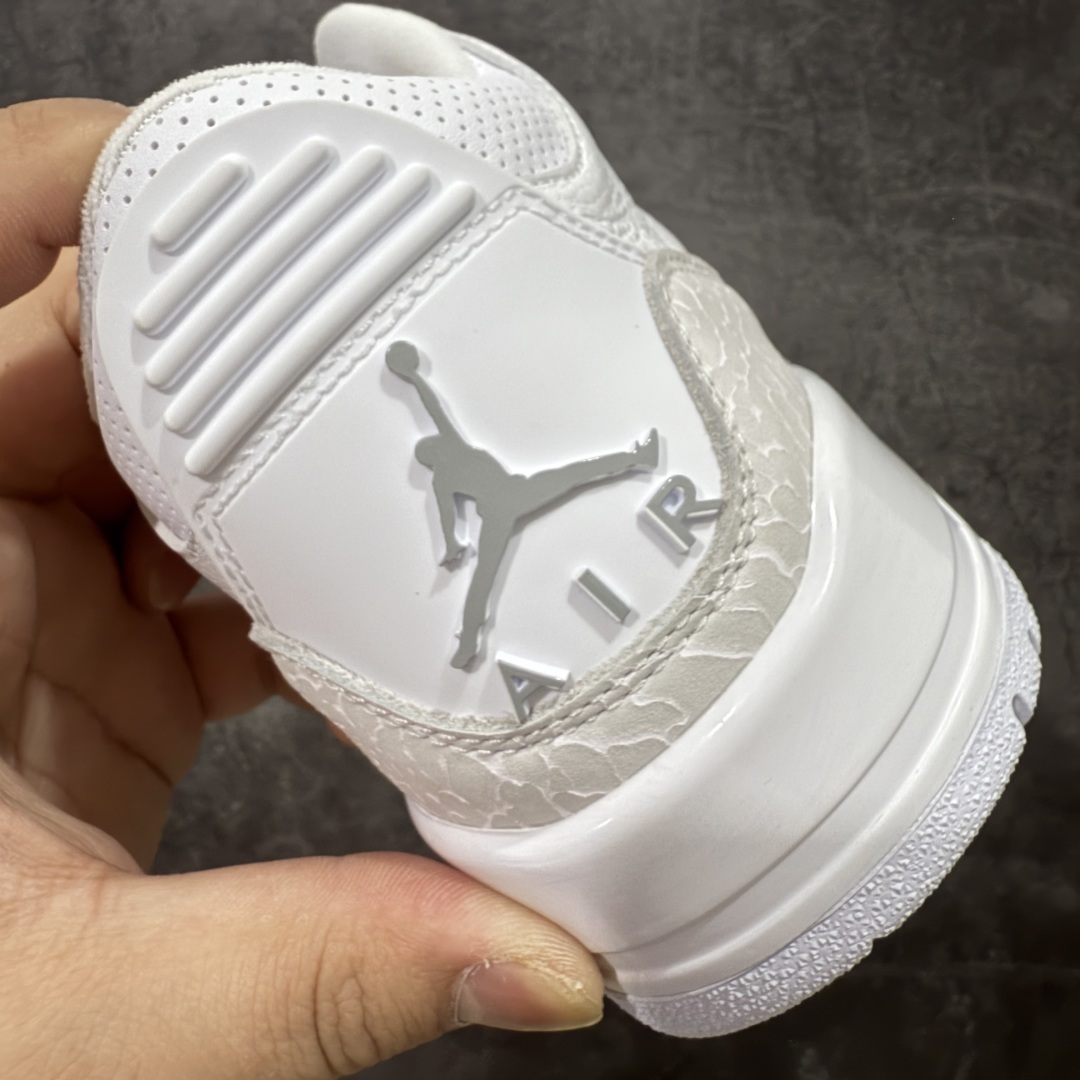  
【外贸纯原】Air Jordan 3 Retro Pure Money AJ3 乔丹3代复刻白猫 
