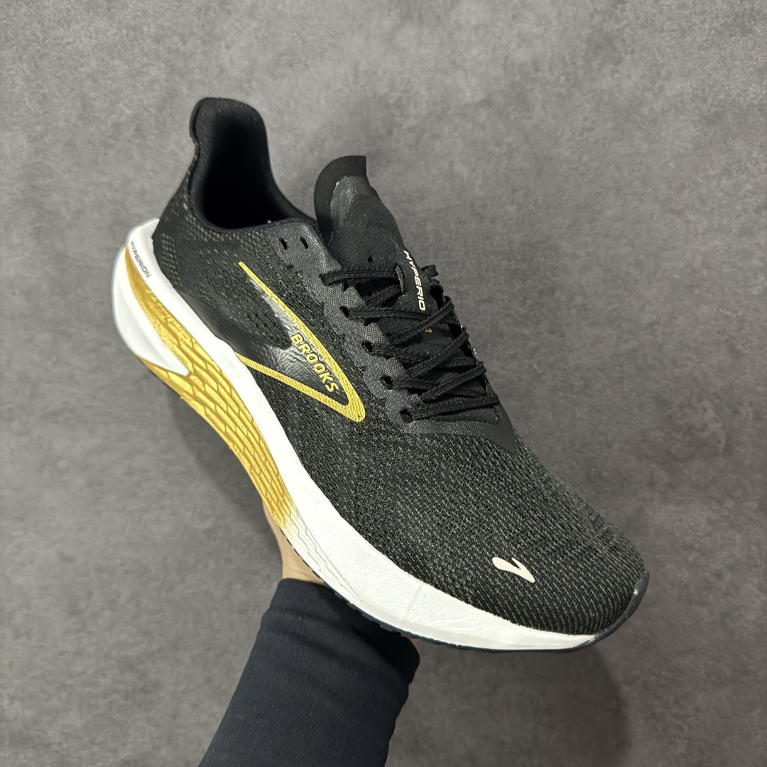 图片[3]-【公司级】外贸专供Brooks 布鲁克斯 Hyperion 2 黄灰 超弹轻盈跑步鞋 实拍首发 低帮透气缓震支撑休闲运动慢跑鞋 采用改进工程空气网眼组合热熔工艺 鞋面材质搭载DNA LOFT V2密度泡棉缓震系统 中底外置防滑耐磨橡胶底片 货号： 1204211B173 尺码：36-45（带半码）-选品中心
