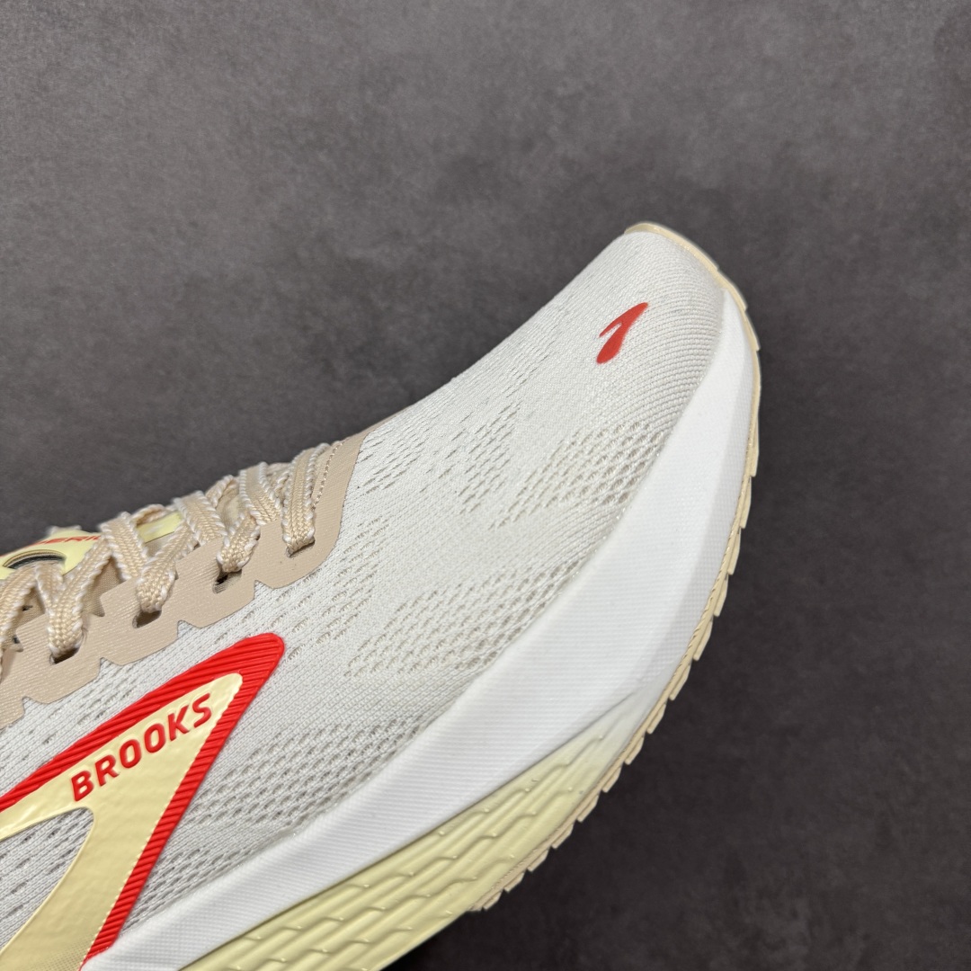 图片[5]-【公司级】外贸专供Brooks 布鲁克斯 Hyperion 2 黄灰 超弹轻盈跑步鞋 实拍首发 低帮透气缓震支撑休闲运动慢跑鞋 采用改进工程空气网眼组合热熔工艺 鞋面材质搭载DNA LOFT V2密度泡棉缓震系统 中底外置防滑耐磨橡胶底片 货号： 1204211B173 尺码：36-45（带半码）-选品中心