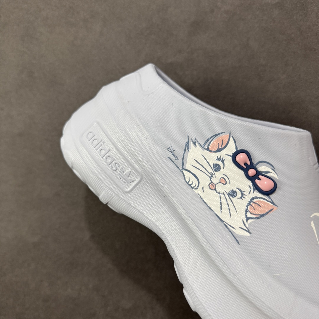图片[6]-【公司级版本】AD Adifom Stan Smith Platform Mule史密斯原型改良系列穆勒风松糕厚底休闲包头露跟凉鞋式拖鞋 迪士尼 猫儿历险记 厨师鞋丑萌爆红！厚底大头造型超可爱！ #男女鞋升级原楦原数据工程力学开发版型 #超轻耐磨一体式MD泡沫鞋身 #内嵌厚实内嵌欧索莱环保鞋垫 #半包覆鞋面组合弹力厚底 尺码：36 37 38 39 40-选品中心