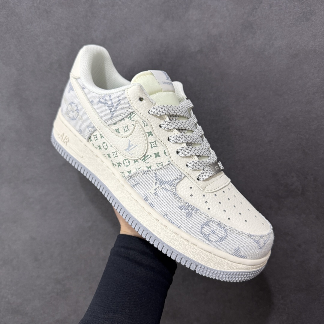 图片[3]-【定制版】海外限量发售！公司级NIke Air Force 1 \’07 Low “LV联名”空军一号 低帮 运动鞋 休闲鞋 折边针车 工艺难度大 原楦头原纸板 原装鞋盒 定制五金配件 内置全掌气垫 原厂鞋底 货号：YX5066-331 尺码：36 36.5 37.5 38 38.5 39 40 40.5 41 42 42.5 43 44 44.5 45-选品中心