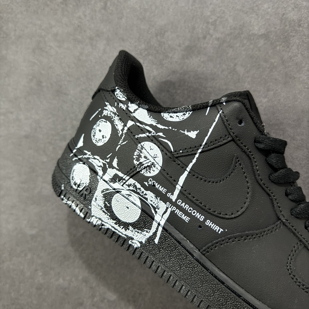 图片[6]-【定制版】Comme Des Garcons x Nike Air Force 1 Low CDG联名 空军一号低帮休闲板鞋 923044-101  #原鞋开发 原楦头原纸板 纯正版型 正品NFC感应芯片 内置全掌气垫  尺码：36 36.5 37.5 38 38.5 39 40 40.5 41 42 42.5 43 44 44.5 45-选品中心