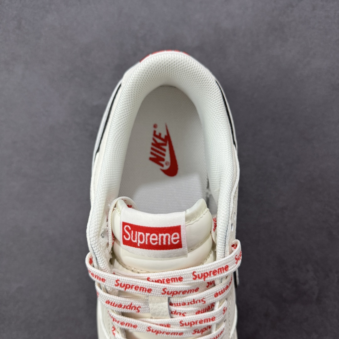 图片[7]-【定制版】Nike SB Dunk Low Supreme联名 双拼米红 周年高端定制 低帮休闲板鞋 XX3168-191  #定制鞋盒 大厂纯原品质出货 超高清洁度 皮料切割干净无任何毛边 细节完美   尺码：36 36.5 37.5 38 38.5 39 40 40.5 41 42 42.5 43 44 44.5 45-选品中心