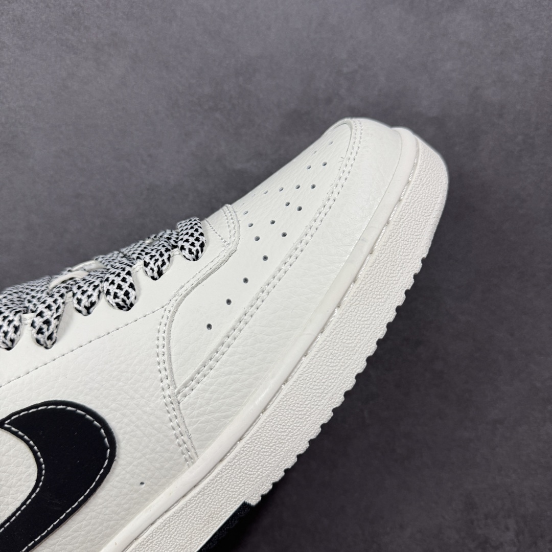图片[5]-【定制版】海外限量发售！公司级Nike Court Vision 1 LOW 低帮 板鞋 “斯图西——双拼米黑” 运动鞋 休闲鞋 折边针车 工艺难度大 原楦头原纸板 原装鞋盒 定制五金配件 内置全掌气垫 原厂鞋底 货号：CS5288-017 尺码：36 36.5 37.5 38 38.5 39 40 40.5 41 42 42.5 43 44 44.5 45-选品中心