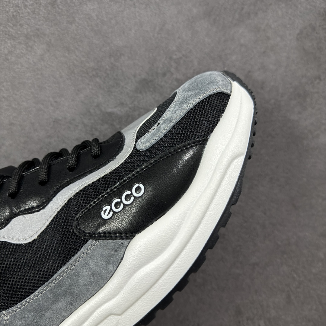  
【广东纯原版本】ECCO爱步男鞋夏季新款时尚运动鞋 潮流拼接华夫鞋健步鞋 复古跑鞋老爹鞋 品质牛皮与