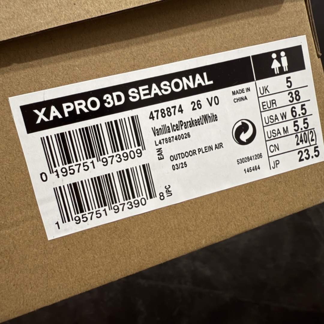 图片[9]-【PZ纯原】SALOMON XA Pro 3D ADV Seaonal萨洛蒙潮流越野机能户外功能鞋 白绿女鞋 478874 全新版本出货 好货不怕晚 品质 细节 材料都是肉眼可以见！ 售前售后也是其它工厂无法匹敌！ 纯原外贸平台特供订单 耗时半年巨作 全套原纸板楦头开发 原厂特供网布配套加持 确保原汁原味 完美呈现版型 原档数据独家私模五层组合大底 男女鞋同步官方开发至46.5 原装Ortholite轻量化鞋垫 中底布带钢印编号 原厂TPU锁扣 进口港宝加持 后跟自然饱满 还原公司包裹性 鞋面采用SENSIFT贴合技术 全方位贴合包裹脚型 鞋跟部鞋底牵引设计 提供强大的抓地性能 更适应野外崎岖不平的道路 其3D ADVANCED CHASSIS底盘 材料轻量大化 钉齿设计更具稳定性 防护性 鞋底易磨损区运用CONTAGRIP高耐磨材料 应对城市硬质路面长距离跑考验 尺码：36 36.5 37.5 38 38.5 39 40-选品中心