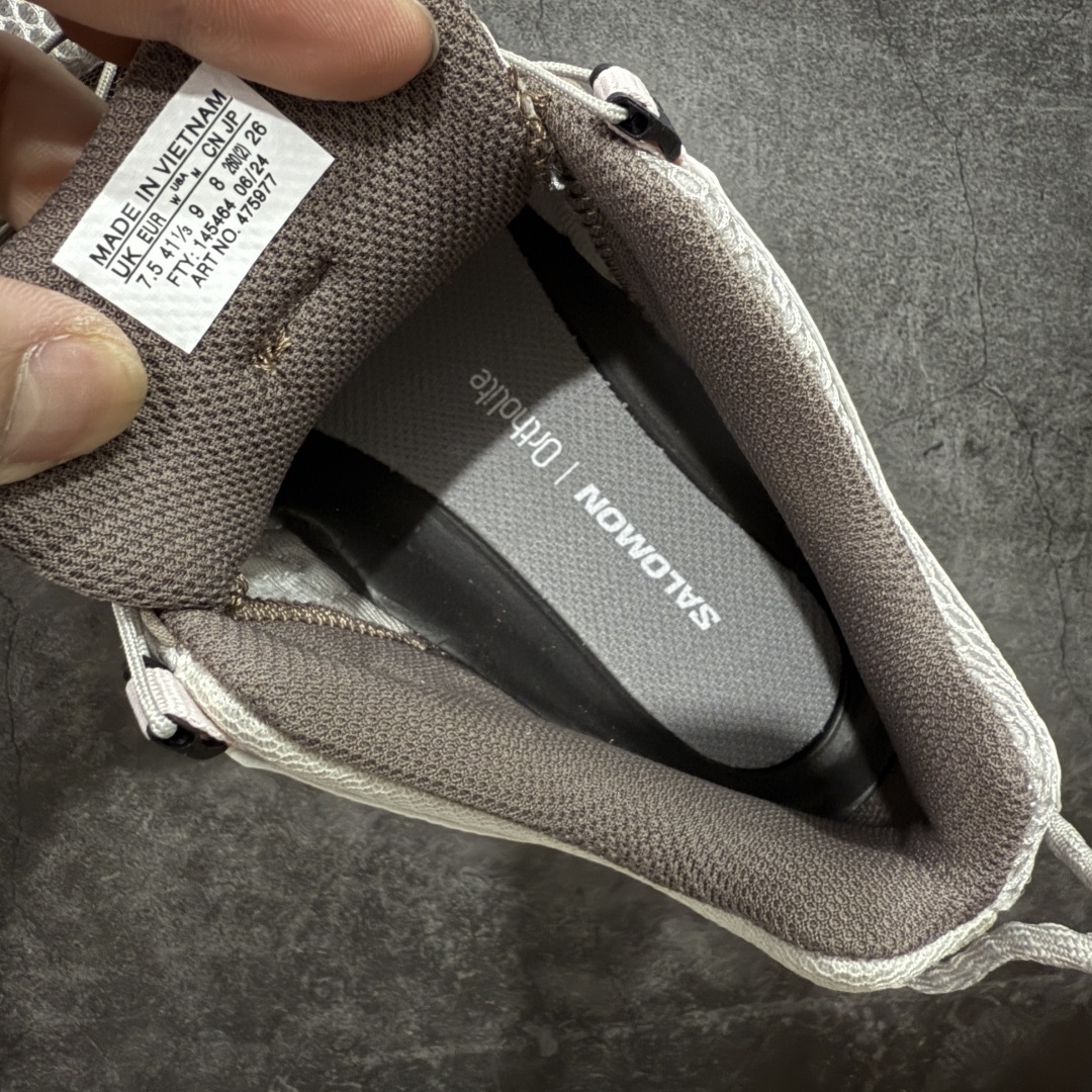 全新版本出货 纯原大厂出品 萨洛蒙 Salomon XA PRO 3D 户外轻便机能鞋 银云灰