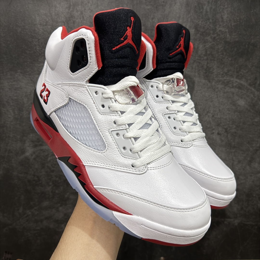 
【纯原】Air Jordan 5 Retro Fire Red Black Tongue AJ5 乔5