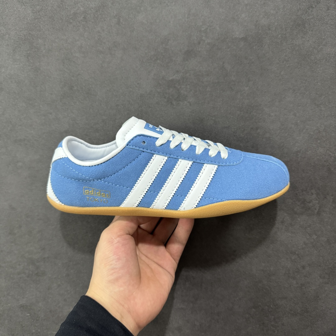【公司级】adidas Originals Tokyo W 东京限定 全新adidas Originals Tokyo W 系列复古百搭薄底德训风低帮休闲运动鞋 生胶底 货号:IH0120 尺码:36-45-选品中心
