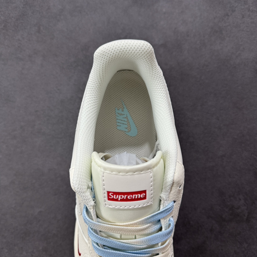 图片[7]-【定制版】Nike Air Force 1\’07 Low Supreme联名 双拼米蓝 空军一号低帮休闲板鞋 XX3168-179  #定制皮料 定制鞋盒 原楦原纸板 纯正空军版型 内置全掌气垫  尺码：36 36.5 37.5 38 38.5 39 40 40.5 41 42 42.5 43 44 44.5 45-选品中心