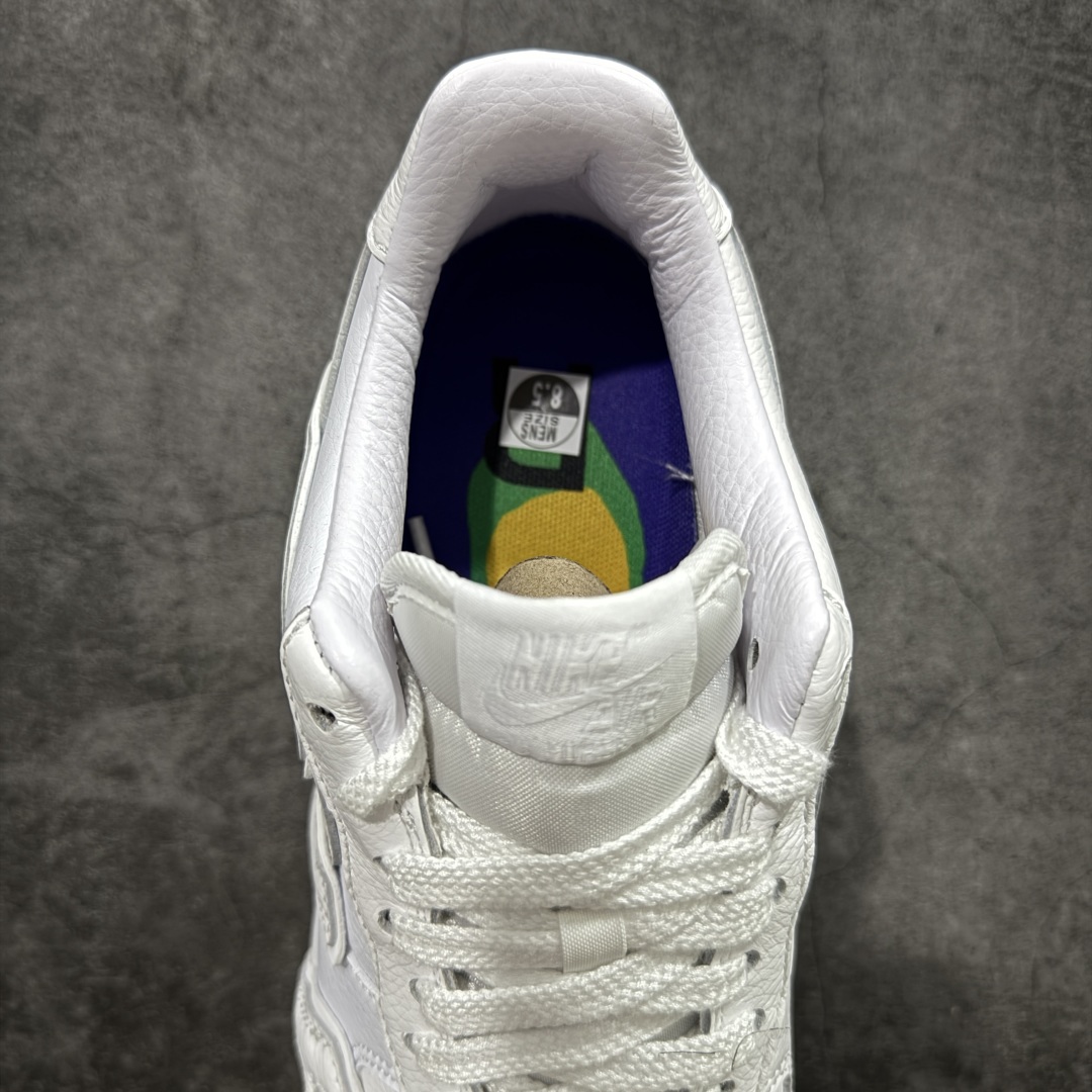 图片[8]-【S2纯原】CPFM x NK Air Force 1 Low 空军一号系列低帮 S2纯原生产线出品 经典百搭休闲运动板鞋“联名放大补丁字母”近日，A$AP Bari 在其官方社交媒体上预告了 Cactus Plant Flea Market(CPFM) 和 Nike Air Force 1 Low 的全新配色。 #此次全新推出的紫色和苔藓绿配色，保留了原始黑白版本的标志性风格，均采用皮革鞋面、尼龙鞋舌、带有反光底衬的「AIR SUNSHINE」及同色 AF1 橡胶鞋底。 货号：FQ7069-100 尺码：39 40 40.5 41 42 42.5 43 44 44.5 45 46 47.5-选品中心