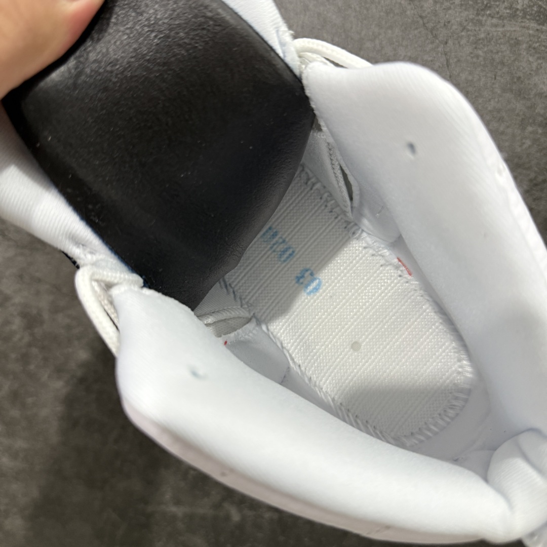 【纯原版】Air Jordan AJ12 Retro 潮流 中帮 复古篮球鞋 白蓝 法国蓝 CT80
