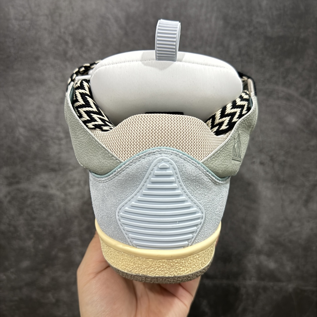 图片[4]-【X1莞产顶级】 原版一比一开发 高订制版全网独家 市售顶级版本 外贸鬼佬指令订单最大到47 Lanvin Curb Sneakers 浪凡面包鞋 基础款经典色东莞纯原 高端定制版 LANVIN浪凡三代 最新走秀款Curb系列 休闲运动面包鞋 官网一出热度火爆整个全球 各大网红也疯狂上脚 原版一比一开模重工艺制作 全鞋身采用东莞代工厂进口牛皮/环保牛反绒 进口电脑针车 数控针距精准无差 鞋头面冲孔整齐利落 金钢网织物 随机3D电喷泼墨 原磨具私模双色TPU大底 内里柔软透气太空棉面料 原版一致定制鞋带 全套原版一致包装。 尺码：35 36 37 38 39 40 41 42 43 44 45 46 47-选品中心