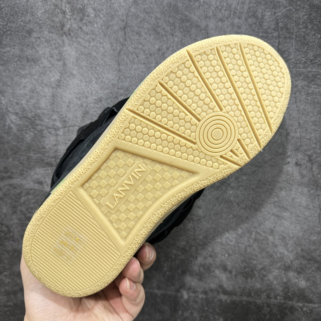 图片[9]-【X1莞产顶级】原版一比一开发 高订制版全网独家 市售顶级版本 外贸鬼佬指令订单最大到47 Lanvin Curb Sneakers 浪凡面包鞋 泼墨色东莞纯原 高端定制版 LANVIN浪凡三代 最新走秀款Curb系列 休闲运动面包鞋 官网一出热度火爆整个全球 各大网红也疯狂上脚 原版一比一开模重工艺制作 全鞋身采用东莞代工厂进口牛皮/环保牛反绒 进口电脑针车 数控针距精准无差 鞋头面冲孔整齐利落 金钢网织物 随机3D电喷泼墨 原磨具私模双色TPU大底 内里柔软透气太空棉面料 原版一致定制鞋带 全套原版一致包装。 尺码：35 36 37 38 39 40 41 42 43 44 45 46 47-选品中心