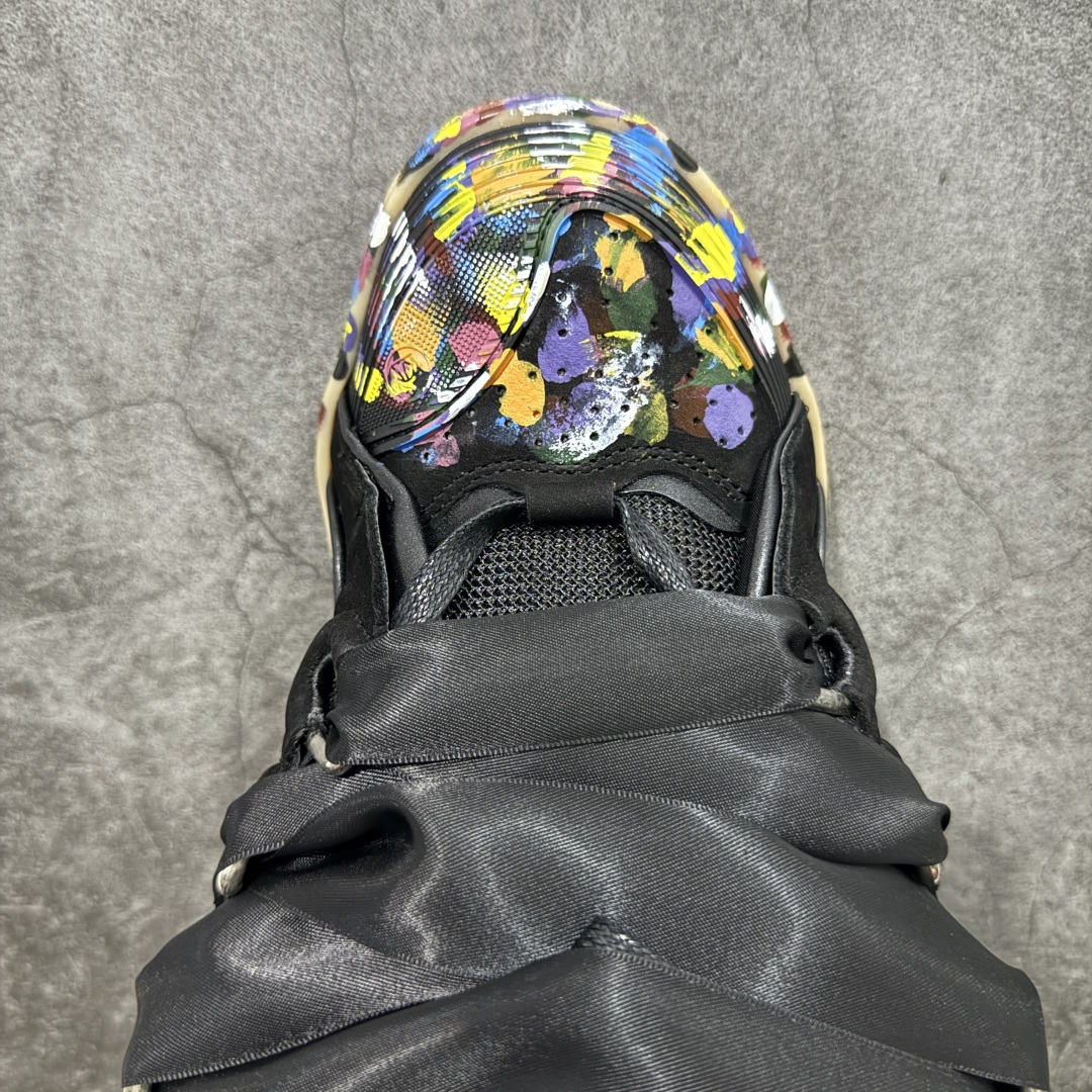 图片[5]-【X1莞产顶级】原版一比一开发 高订制版全网独家 市售顶级版本 外贸鬼佬指令订单最大到47 Lanvin Curb Sneakers 浪凡面包鞋 泼墨色东莞纯原 高端定制版 LANVIN浪凡三代 最新走秀款Curb系列 休闲运动面包鞋 官网一出热度火爆整个全球 各大网红也疯狂上脚 原版一比一开模重工艺制作 全鞋身采用东莞代工厂进口牛皮/环保牛反绒 进口电脑针车 数控针距精准无差 鞋头面冲孔整齐利落 金钢网织物 随机3D电喷泼墨 原磨具私模双色TPU大底 内里柔软透气太空棉面料 原版一致定制鞋带 全套原版一致包装。 尺码：35 36 37 38 39 40 41 42 43 44 45 46 47-选品中心