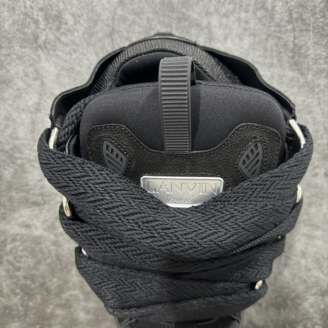 图片[8]-【X1莞产顶级】 原版一比一开发 高订制版全网独家 市售顶级版本 外贸鬼佬指令订单最大到47 Lanvin Curb Sneakers 浪凡面包鞋 基础款经典色东莞纯原 高端定制版 LANVIN浪凡三代 最新走秀款Curb系列 休闲运动面包鞋 官网一出热度火爆整个全球 各大网红也疯狂上脚 原版一比一开模重工艺制作 全鞋身采用东莞代工厂进口牛皮/环保牛反绒 进口电脑针车 数控针距精准无差 鞋头面冲孔整齐利落 金钢网织物 随机3D电喷泼墨 原磨具私模双色TPU大底 内里柔软透气太空棉面料 原版一致定制鞋带 全套原版一致包装。 尺码：35 36 37 38 39 40 41 42 43 44 45 46 47-选品中心