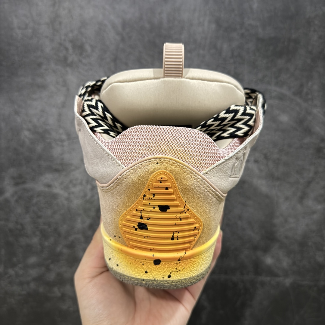 图片[4]-【X1莞产顶级】原版一比一开发 高订制版全网独家 市售顶级版本 外贸鬼佬指令订单最大到47 Lanvin Curb Sneakers 浪凡面包鞋 泼墨色东莞纯原 高端定制版 LANVIN浪凡三代 最新走秀款Curb系列 休闲运动面包鞋 官网一出热度火爆整个全球 各大网红也疯狂上脚 原版一比一开模重工艺制作 全鞋身采用东莞代工厂进口牛皮/环保牛反绒 进口电脑针车 数控针距精准无差 鞋头面冲孔整齐利落 金钢网织物 随机3D电喷泼墨 原磨具私模双色TPU大底 内里柔软透气太空棉面料 原版一致定制鞋带 全套原版一致包装。 尺码：35 36 37 38 39 40 41 42 43 44 45 46 47-选品中心