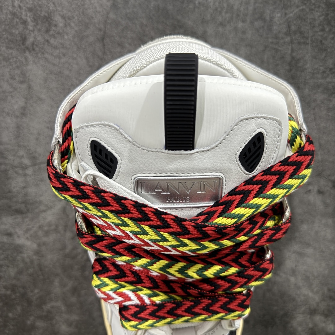 图片[8]-【X1莞产顶级】 原版一比一开发 高订制版全网独家 市售顶级版本 外贸鬼佬指令订单最大到47 Lanvin Curb Sneakers 浪凡面包鞋 基础款经典色东莞纯原 高端定制版 LANVIN浪凡三代 最新走秀款Curb系列 休闲运动面包鞋 官网一出热度火爆整个全球 各大网红也疯狂上脚 原版一比一开模重工艺制作 全鞋身采用东莞代工厂进口牛皮/环保牛反绒 进口电脑针车 数控针距精准无差 鞋头面冲孔整齐利落 金钢网织物 随机3D电喷泼墨 原磨具私模双色TPU大底 内里柔软透气太空棉面料 原版一致定制鞋带 全套原版一致包装。 尺码：35 36 37 38 39 40 41 42 43 44 45 46 47-选品中心