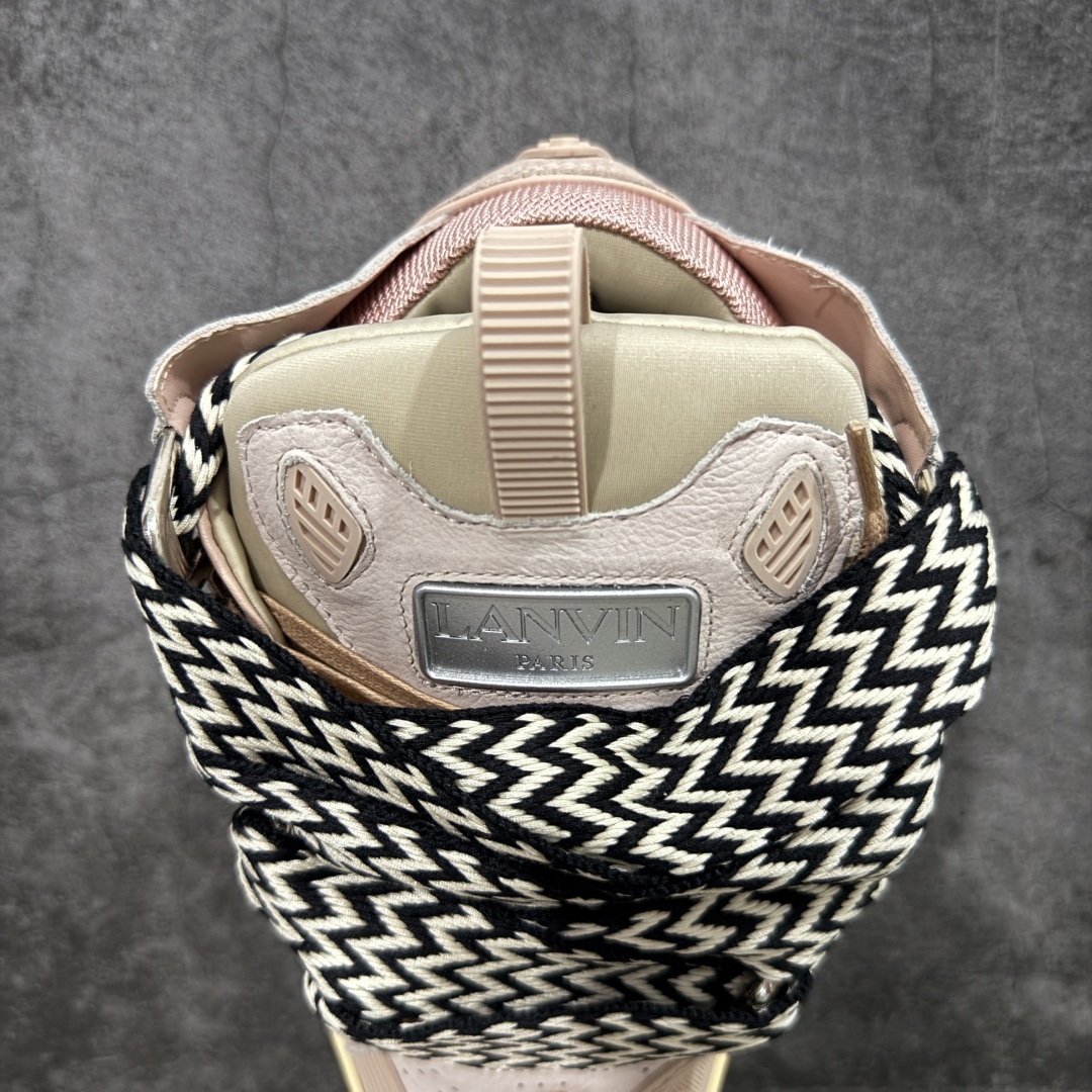 图片[8]-【X1莞产顶级】 原版一比一开发 高订制版全网独家 市售顶级版本 外贸鬼佬指令订单最大到47 Lanvin Curb Sneakers 浪凡面包鞋 基础款经典色东莞纯原 高端定制版 LANVIN浪凡三代 最新走秀款Curb系列 休闲运动面包鞋 官网一出热度火爆整个全球 各大网红也疯狂上脚 原版一比一开模重工艺制作 全鞋身采用东莞代工厂进口牛皮/环保牛反绒 进口电脑针车 数控针距精准无差 鞋头面冲孔整齐利落 金钢网织物 随机3D电喷泼墨 原磨具私模双色TPU大底 内里柔软透气太空棉面料 原版一致定制鞋带 全套原版一致包装。 尺码：35 36 37 38 39 40 41 42 43 44 45 46 47-选品中心