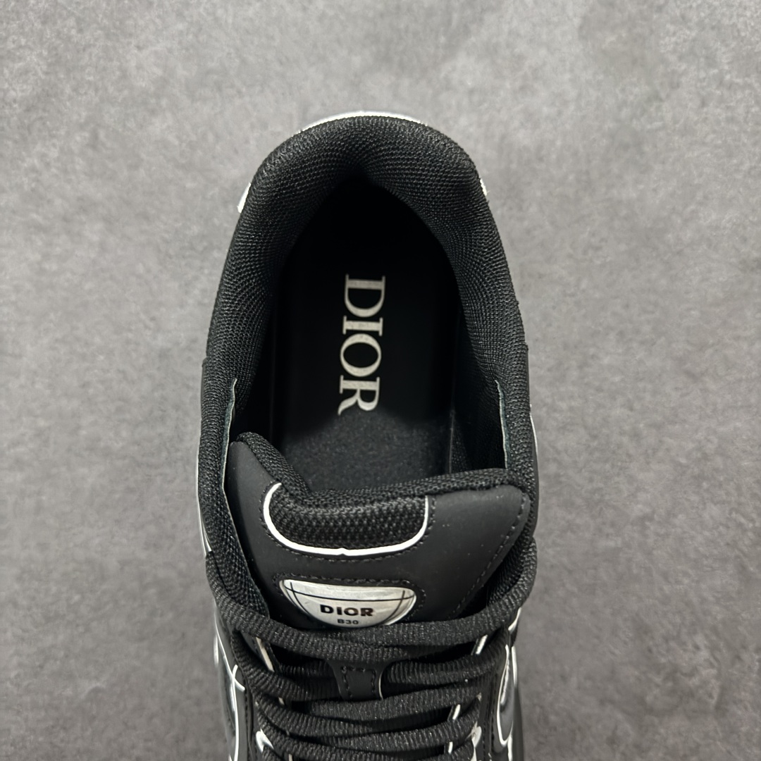 图片[7]-【公司级版本】迪奥/Dior B30 Low-Top Sneaker B30系列低帮经典老爹风系带复古休闲运动慢跑鞋 #原楦原纸版数据开发 #采用粒面牛剖革组合网织布鞋面材质 #正确吸汗网布贴合海玻璃CD压纹鞋垫 #独家开发TPU弹力中底组合TR光泽耐韧锯齿橡胶大底❗️ 尺码：40 41 42 43 44 45 46-选品中心
