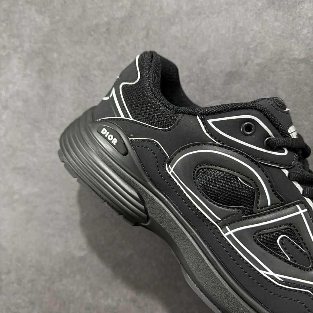 图片[6]-【公司级版本】迪奥/Dior B30 Low-Top Sneaker B30系列低帮经典老爹风系带复古休闲运动慢跑鞋 #原楦原纸版数据开发 #采用粒面牛剖革组合网织布鞋面材质 #正确吸汗网布贴合海玻璃CD压纹鞋垫 #独家开发TPU弹力中底组合TR光泽耐韧锯齿橡胶大底❗️ 尺码：40 41 42 43 44 45 46-选品中心