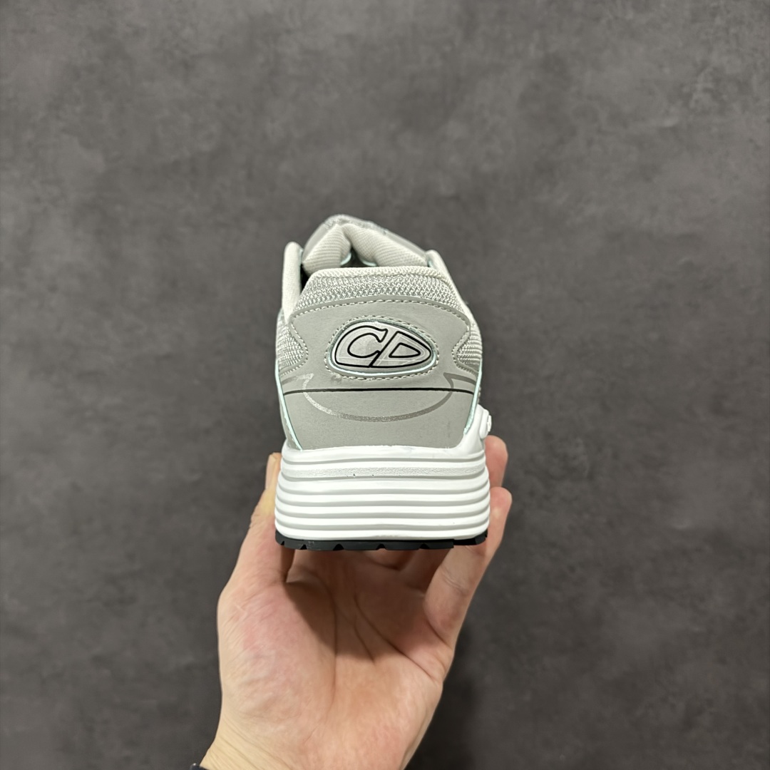 图片[4]-【公司级版本】迪奥/Dior B30 Low-Top Sneaker B30系列低帮经典老爹风系带复古休闲运动慢跑鞋 #原楦原纸版数据开发 #采用粒面牛剖革组合网织布鞋面材质 #正确吸汗网布贴合海玻璃CD压纹鞋垫 #独家开发TPU弹力中底组合TR光泽耐韧锯齿橡胶大底❗️ 尺码：40 41 42 43 44 45 46-选品中心