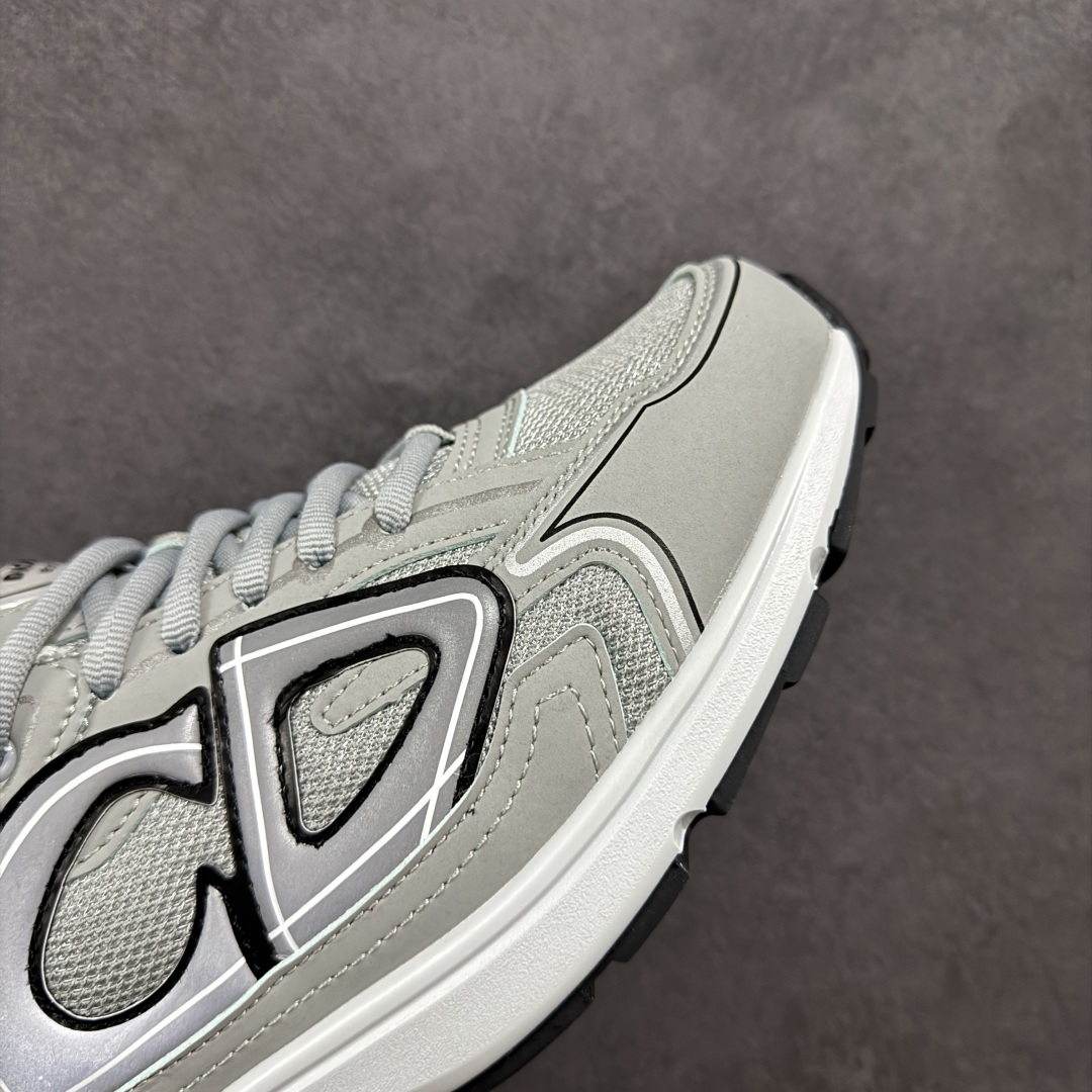 图片[5]-【公司级版本】迪奥/Dior B30 Low-Top Sneaker B30系列低帮经典老爹风系带复古休闲运动慢跑鞋 #原楦原纸版数据开发 #采用粒面牛剖革组合网织布鞋面材质 #正确吸汗网布贴合海玻璃CD压纹鞋垫 #独家开发TPU弹力中底组合TR光泽耐韧锯齿橡胶大底❗️ 尺码：40 41 42 43 44 45 46-选品中心