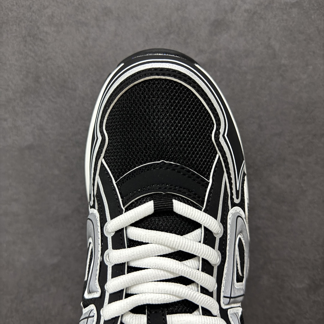图片[8]-【公司级版本】迪奥/Dior B30 Low-Top Sneaker B30系列低帮经典老爹风系带复古休闲运动慢跑鞋 #原楦原纸版数据开发 #采用粒面牛剖革组合网织布鞋面材质 #正确吸汗网布贴合海玻璃CD压纹鞋垫 #独家开发TPU弹力中底组合TR光泽耐韧锯齿橡胶大底❗️ 尺码：40 41 42 43 44 45 46-选品中心