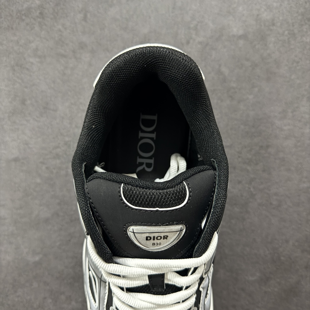 图片[7]-【公司级版本】迪奥/Dior B30 Low-Top Sneaker B30系列低帮经典老爹风系带复古休闲运动慢跑鞋 #原楦原纸版数据开发 #采用粒面牛剖革组合网织布鞋面材质 #正确吸汗网布贴合海玻璃CD压纹鞋垫 #独家开发TPU弹力中底组合TR光泽耐韧锯齿橡胶大底❗️ 尺码：40 41 42 43 44 45 46-选品中心