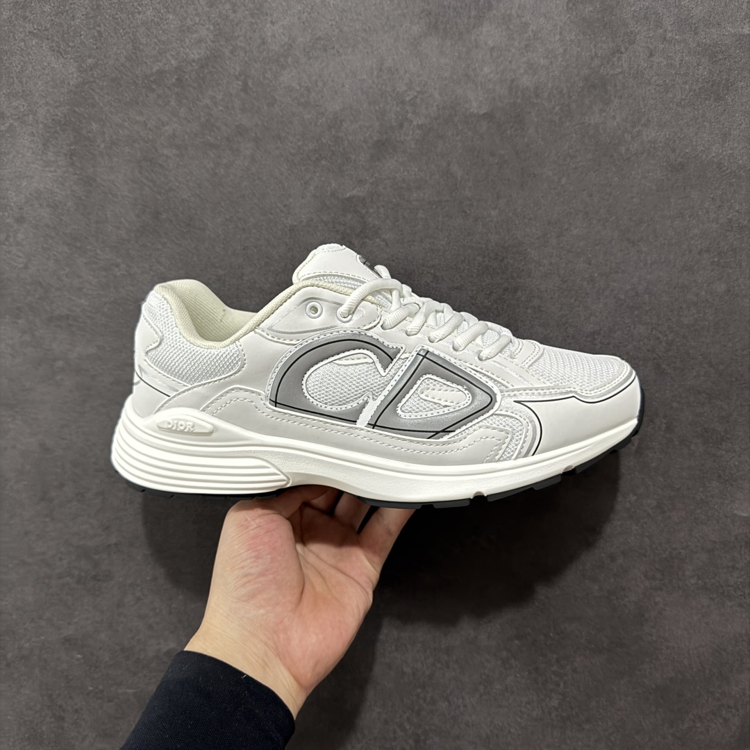 【公司级版本】迪奥/Dior B30 Low-Top Sneaker B30系列低帮经典老爹风系带复古休闲运动慢跑鞋 #原楦原纸版数据开发 #采用粒面牛剖革组合网织布鞋面材质 #正确吸汗网布贴合海玻璃CD压纹鞋垫 #独家开发TPU弹力中底组合TR光泽耐韧锯齿橡胶大底❗️ 尺码:40 41 42 43 44 45 46-选品中心