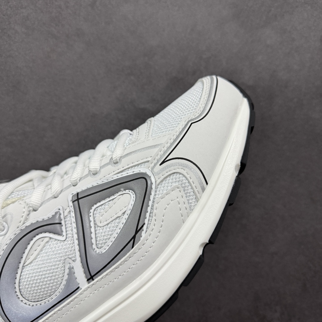 图片[5]-【公司级版本】迪奥/Dior B30 Low-Top Sneaker B30系列低帮经典老爹风系带复古休闲运动慢跑鞋 #原楦原纸版数据开发 #采用粒面牛剖革组合网织布鞋面材质 #正确吸汗网布贴合海玻璃CD压纹鞋垫 #独家开发TPU弹力中底组合TR光泽耐韧锯齿橡胶大底❗️ 尺码：40 41 42 43 44 45 46-选品中心