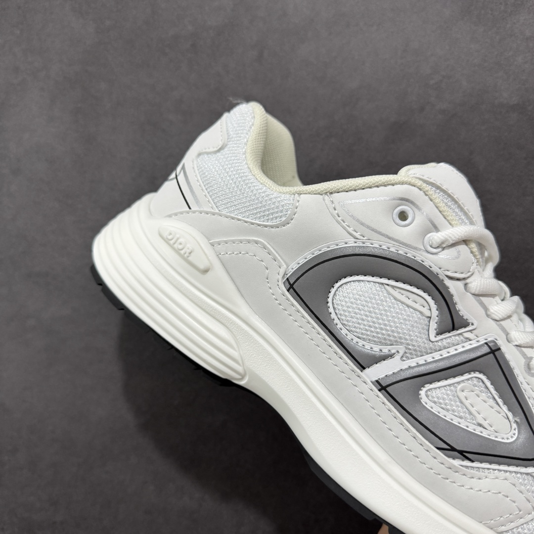 图片[6]-【公司级版本】迪奥/Dior B30 Low-Top Sneaker B30系列低帮经典老爹风系带复古休闲运动慢跑鞋 #原楦原纸版数据开发 #采用粒面牛剖革组合网织布鞋面材质 #正确吸汗网布贴合海玻璃CD压纹鞋垫 #独家开发TPU弹力中底组合TR光泽耐韧锯齿橡胶大底❗️ 尺码：40 41 42 43 44 45 46-选品中心