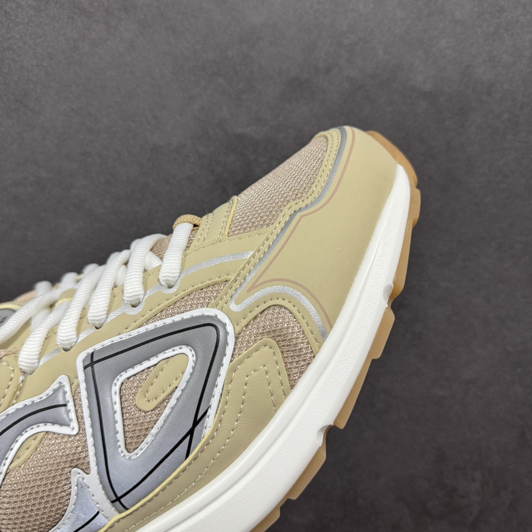 图片[5]-【公司级版本】迪奥/Dior B30 Low-Top Sneaker B30系列低帮经典老爹风系带复古休闲运动慢跑鞋 #原楦原纸版数据开发 #采用粒面牛剖革组合网织布鞋面材质 #正确吸汗网布贴合海玻璃CD压纹鞋垫 #独家开发TPU弹力中底组合TR光泽耐韧锯齿橡胶大底❗️ 尺码：40 41 42 43 44 45 46-选品中心