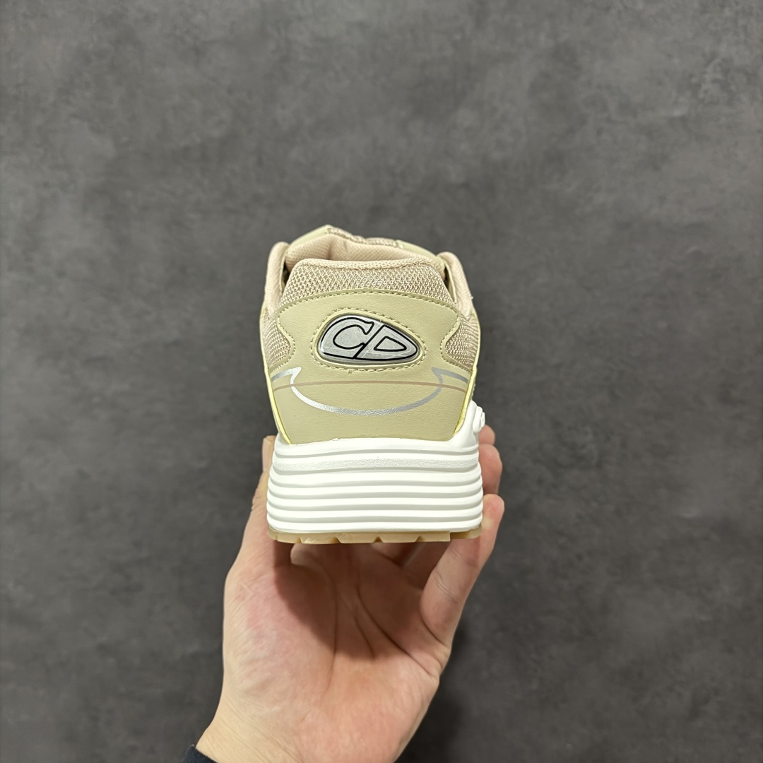 图片[4]-【公司级版本】迪奥/Dior B30 Low-Top Sneaker B30系列低帮经典老爹风系带复古休闲运动慢跑鞋 #原楦原纸版数据开发 #采用粒面牛剖革组合网织布鞋面材质 #正确吸汗网布贴合海玻璃CD压纹鞋垫 #独家开发TPU弹力中底组合TR光泽耐韧锯齿橡胶大底❗️ 尺码：40 41 42 43 44 45 46-选品中心