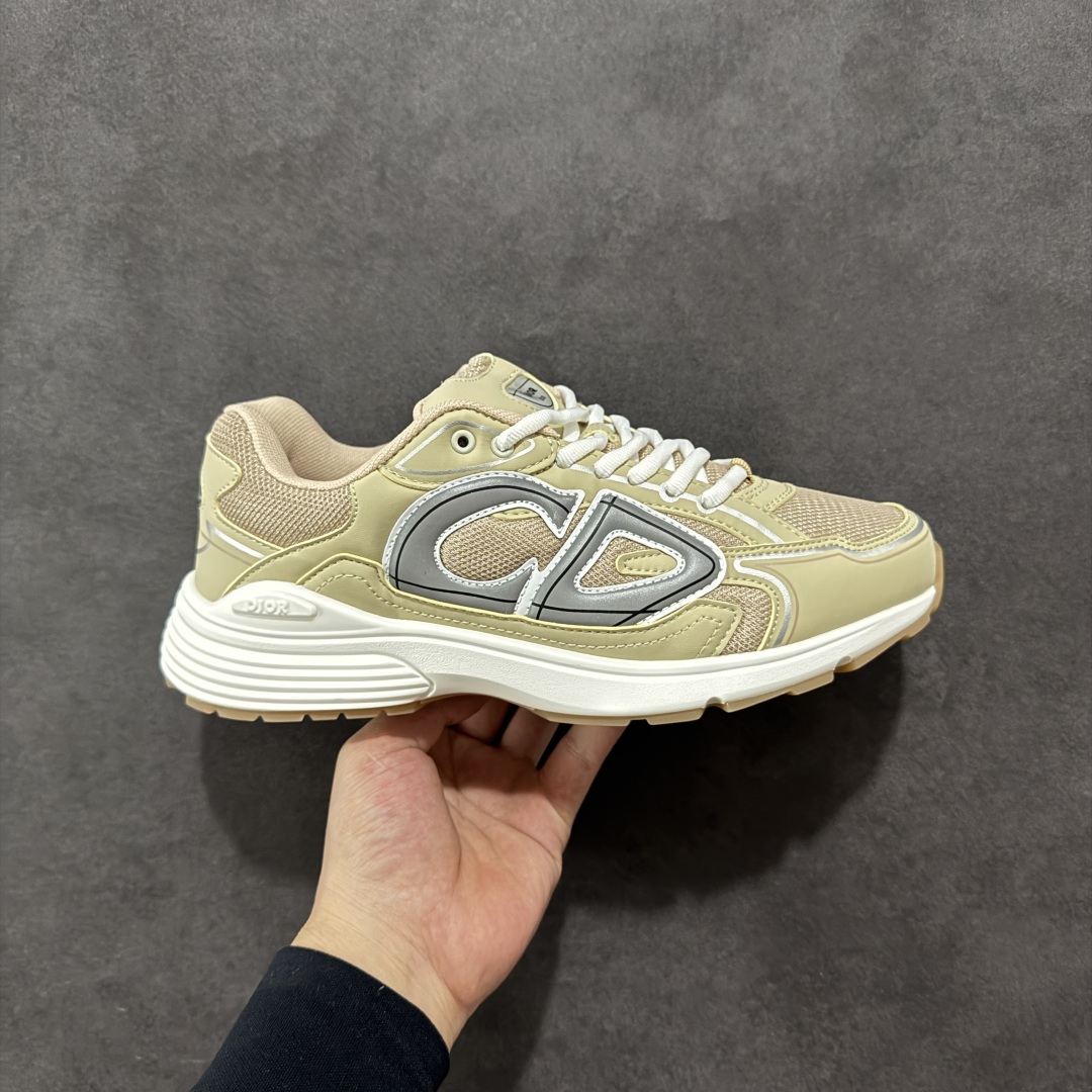 【公司级版本】迪奥/Dior B30 Low-Top Sneaker B30系列低帮经典老爹风系带复古休闲运动慢跑鞋 #原楦原纸版数据开发 #采用粒面牛剖革组合网织布鞋面材质 #正确吸汗网布贴合海玻璃CD压纹鞋垫 #独家开发TPU弹力中底组合TR光泽耐韧锯齿橡胶大底❗️ 尺码:40 41 42 43 44 45 46-选品中心